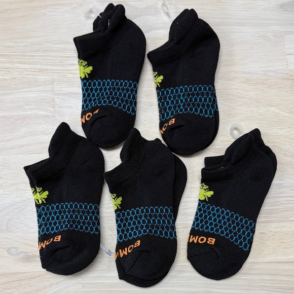 New! Bombas size youth XS bundle of 5 ankle socks - Picture 1 of 3